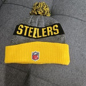 Steelers Beanie - Gray and Yellow
